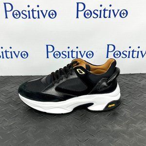Buscemi Veloce Mix Alce Black Suede Sneakers US 8 EU 41